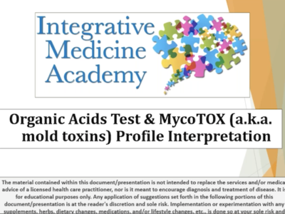 organic acids test webinar image