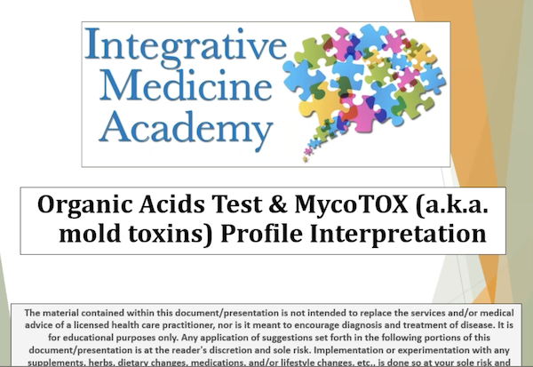 organic acids test webinar image